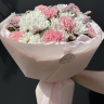 Букет из хризантемы, диантуса и статицы