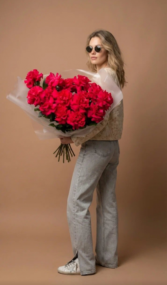 Букет из 15 французских роз