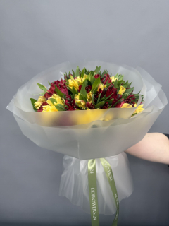 Букет из 35 альстромерий микс 