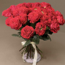 Букет из 25 бородовых садовых роз. Размер М